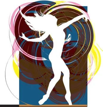 Ballet, Vector illustration Stock Illustration