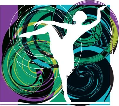 Ballet, Vector illustration Stock Illustration