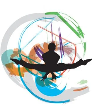 Ballet, Vector illustration Illustrazione stock