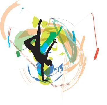 Ballet, Vector illustration Stock Illustration