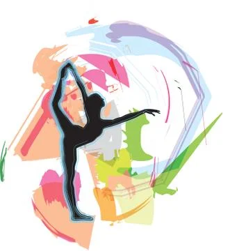 Ballet, Vector illustration Stock Illustration