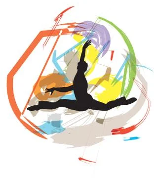 Ballet, Vector illustration Stock Illustration