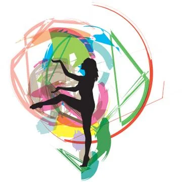 Ballet, Vector illustration Stock Illustration