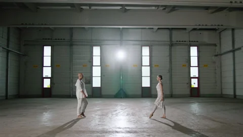 Ballett on Concrete Stock Footage 284374471