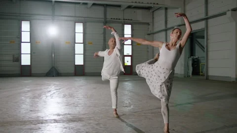 Ballett on Concrete Stock Footage 284375150