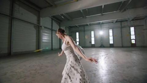 Ballett on Concrete Stock Footage 284376893