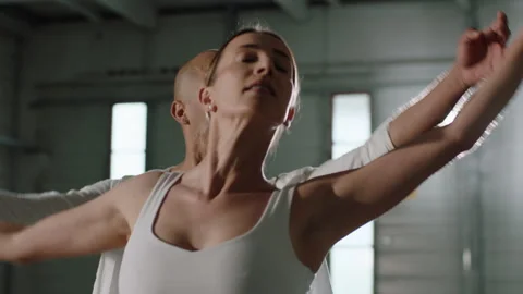 Ballett on Concrete Stock Footage 284379601