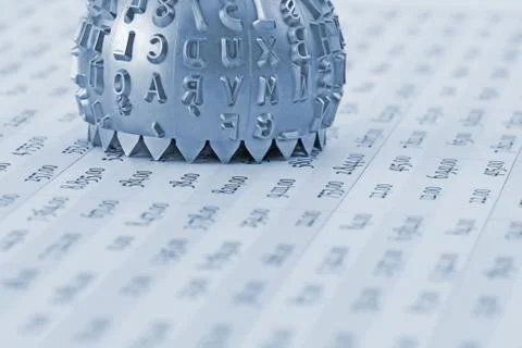 Ballhead with Number Sheet Stock Photos