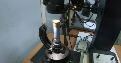 Ballistic examination of weapons. Video stock 231196195