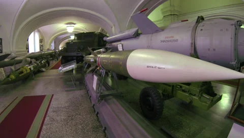 Ballistic missile 2.7K Stock Footage 34784553