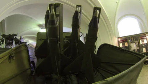 Ballistic missile 2.7K Stock Footage 34785282