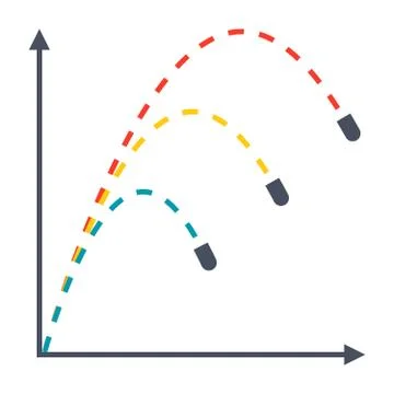 Ballistics Vector Icon Stock Illustration