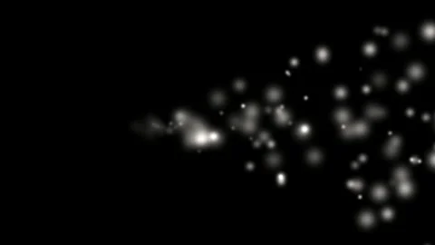 Ballistics weapon muzzle flash gunpowder smoke blast puff expanding rapidly.. Video stock 347299528