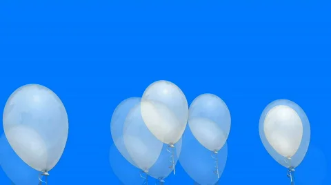 Balllon in white Stock Footage 844308