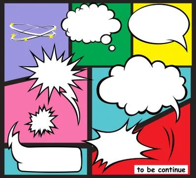 BALLON COMIC 스톡 일러스트