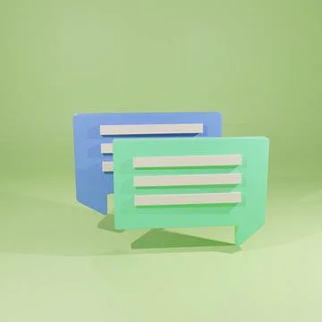 Ballon comment Stock Illustration