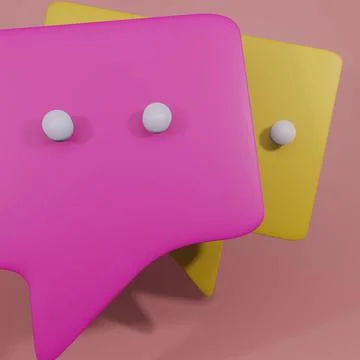 Ballon comment Stock Illustration