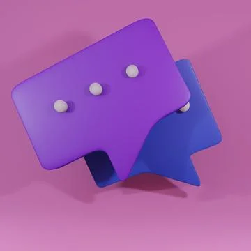 Ballon comment Stock Illustration