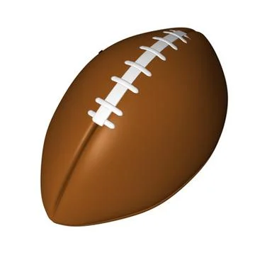 Ballon de football americain 3D Model