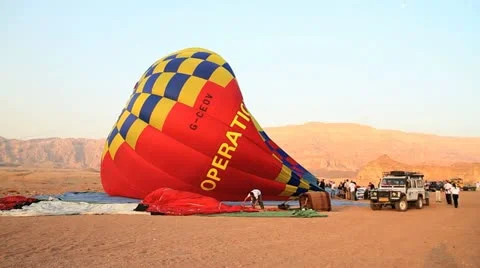 Ballon on the ground Stock Footage 12568053