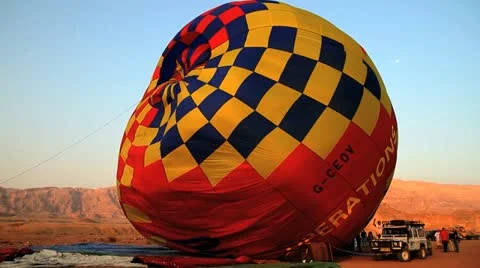 Ballon on the ground Stock Footage 12568437