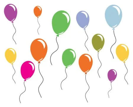 Ballon icon vector illustration design Stock Illustration