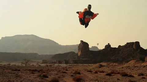 Ballonist Stock Footage 12578423