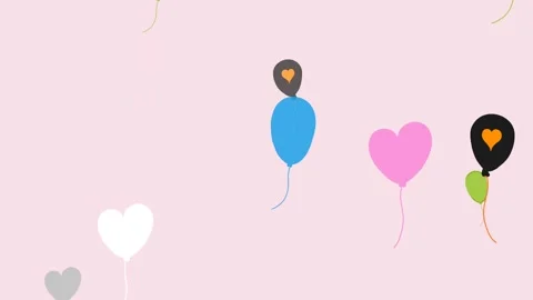 Ballons Vídeo Stock 259264600