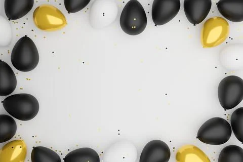 Ballons party Illustrazione stock