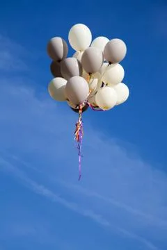 Ballons in the sky Stock Photos