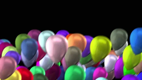 Ballons transition C Video stock 194021237