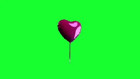 Balloon animation on chroma key background 库存影片 333561690