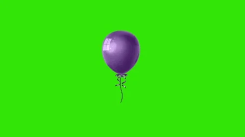 Balloon animation on chroma key background 库存影片 333561697