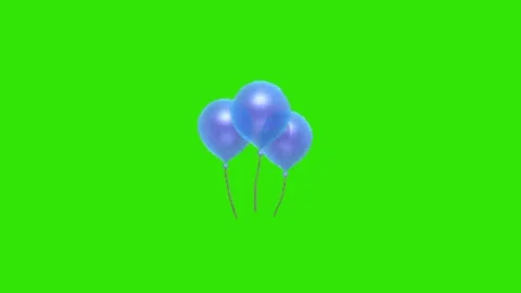 Balloon animation on chroma key background 動画素材 333561702
