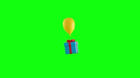 Balloon animation on green screen background 動画素材 335427574