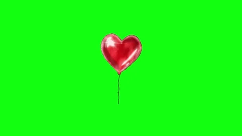 Balloon animation on green screen background 動画素材 335427579