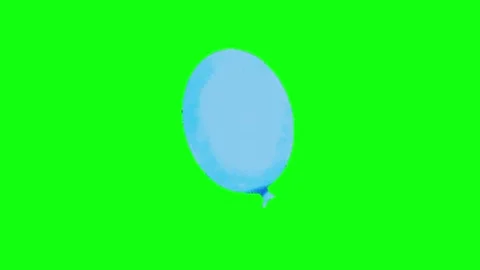 Balloon animation on green screen background 動画素材 335427598