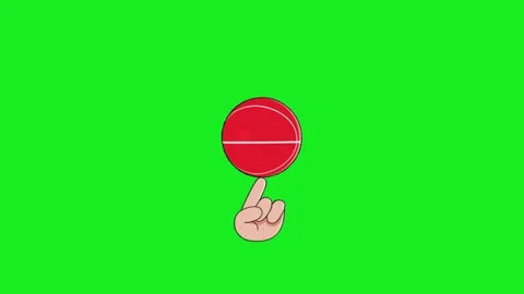 Balloon animation on green screen 库存影片 332992677