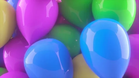 Balloon Background 01 4K Stock Footage 145836307