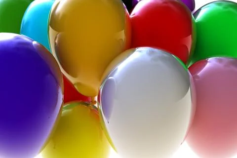 Balloon background Stock Illustration