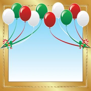 Balloon Background  Stock Illustration