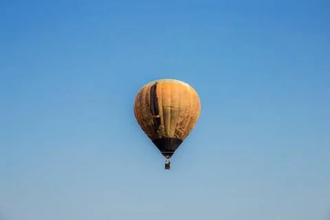 Balloon on blue sky. Stock Photos