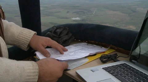 Balloon on board shot. Видео 68782357