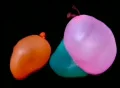 Balloon Bouncing Assorted Color 1 Loop in slow motion Web Footage