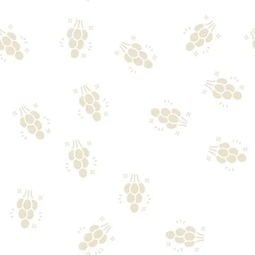 Balloon bouquet glyph seamless pattern Stock Illustration