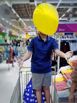 A Balloon Boy Stock-Fotos