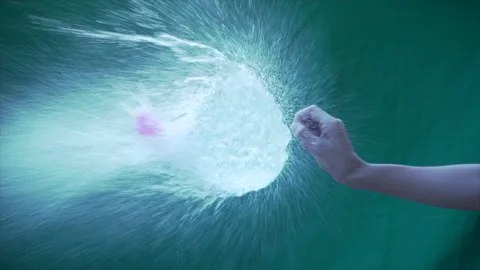 Balloon is broken Stock Footage 233574037