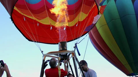 Balloon burner Video stock 27814772