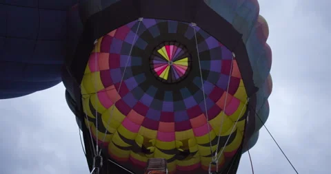 Balloon Burner in Slow Motion Stock Footage 222448327