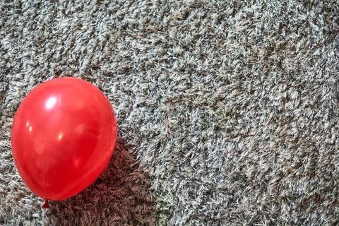 Balloon at carpet Stock Photos